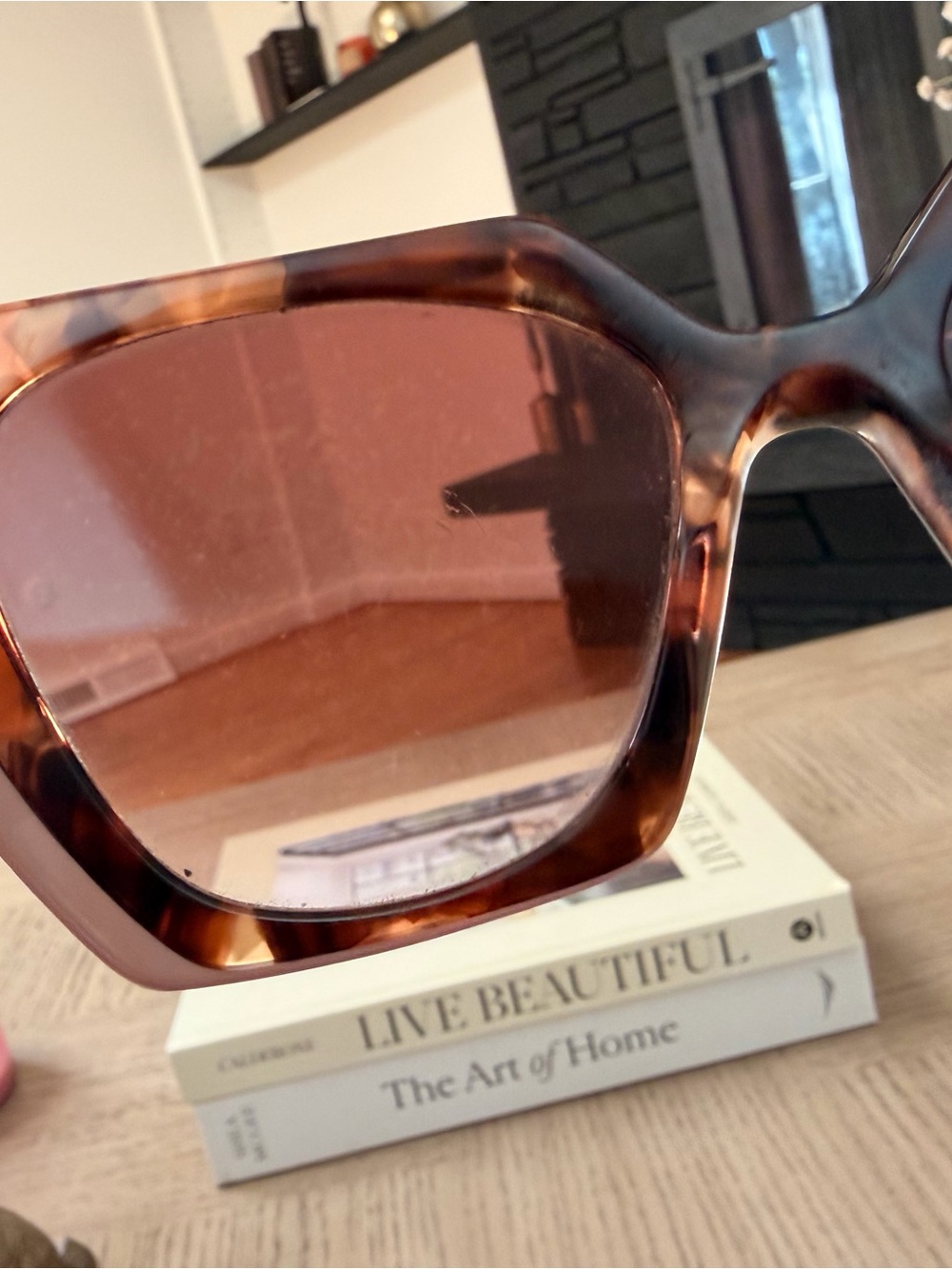 Prada Women’s Tortoiseshell and Beige Sunglasses - Brown Gradient Lenses - Picture 13 of 15